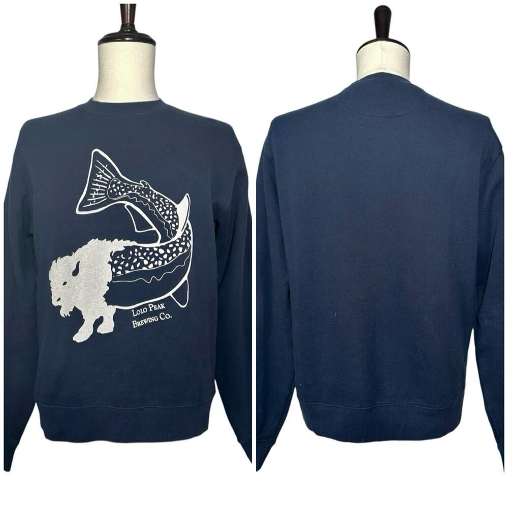 Lolo Peak Brewing Co. | Men | Montana BuffaloTrout Golden Ale Sweatshirt | Sz M